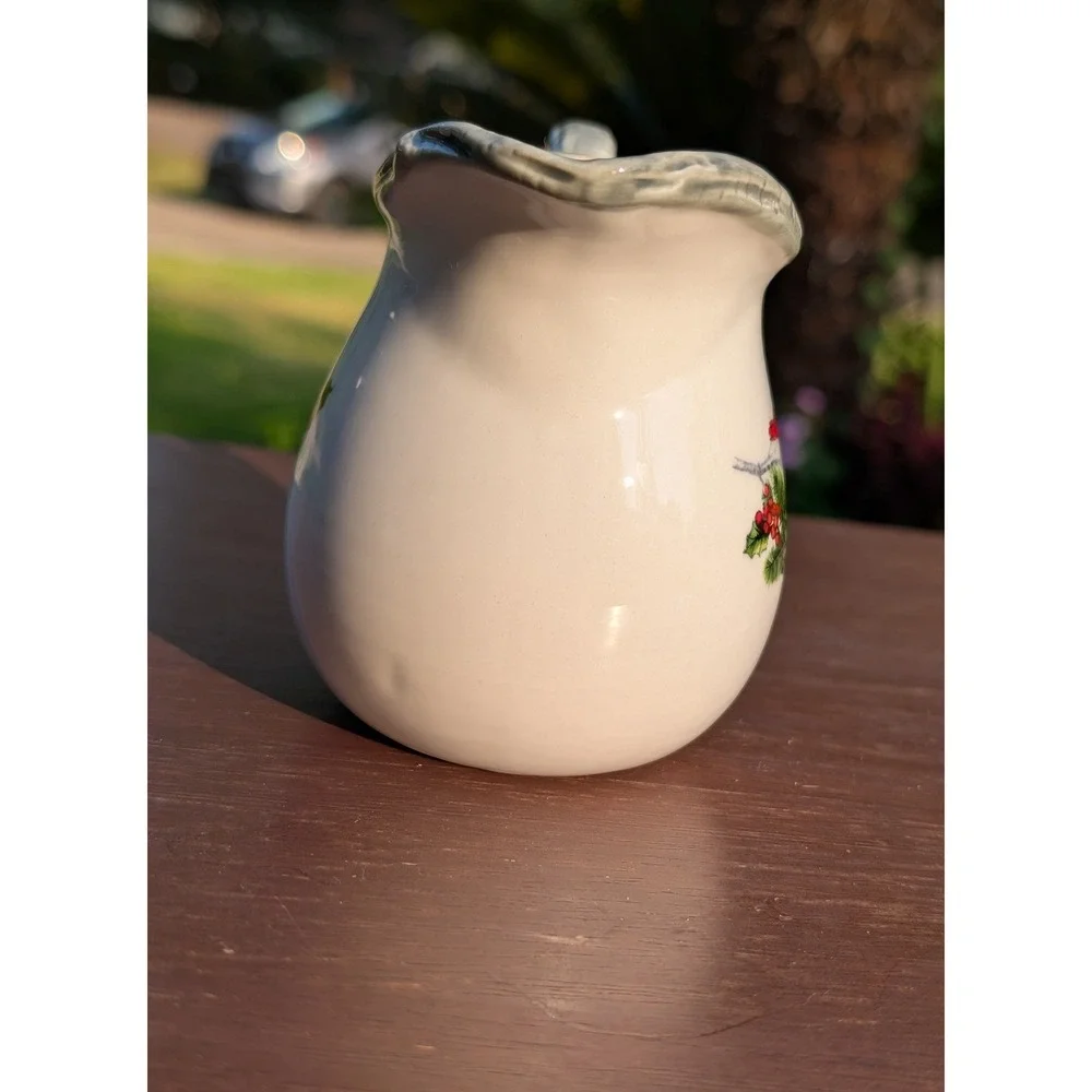 Global Design Connections Pitcher Unisex OS Cream Excellent Cardinal Holiday